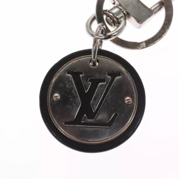 LOUIS VUITTON Charm metal Silver LV Auth - Picture 4 of 10
